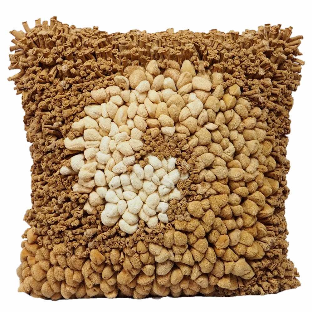 spaghetti cotton pebble no.1 cushionshading tan Art of Green Home