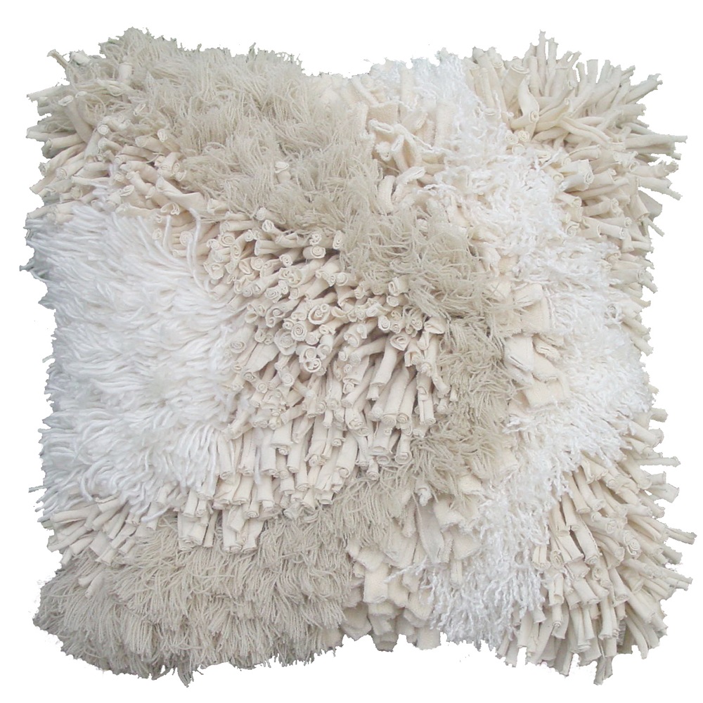 Mixed fiber freeform cushion cover