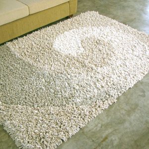 Spaghetti cotton pebble No.1 rug