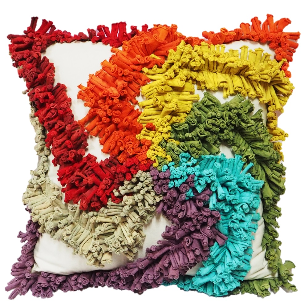 Windmill cushion cover