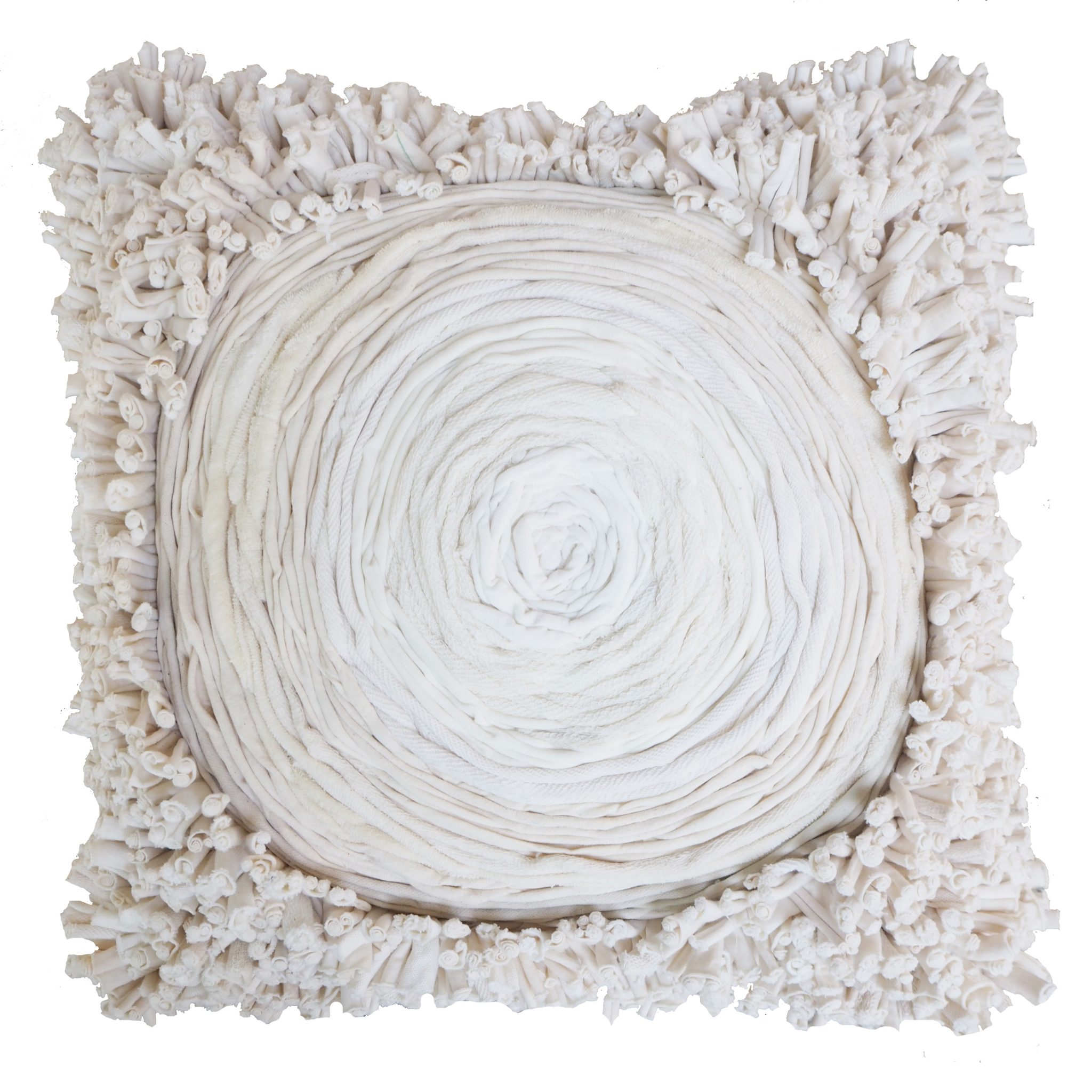 Wood slice MONO cushion cover